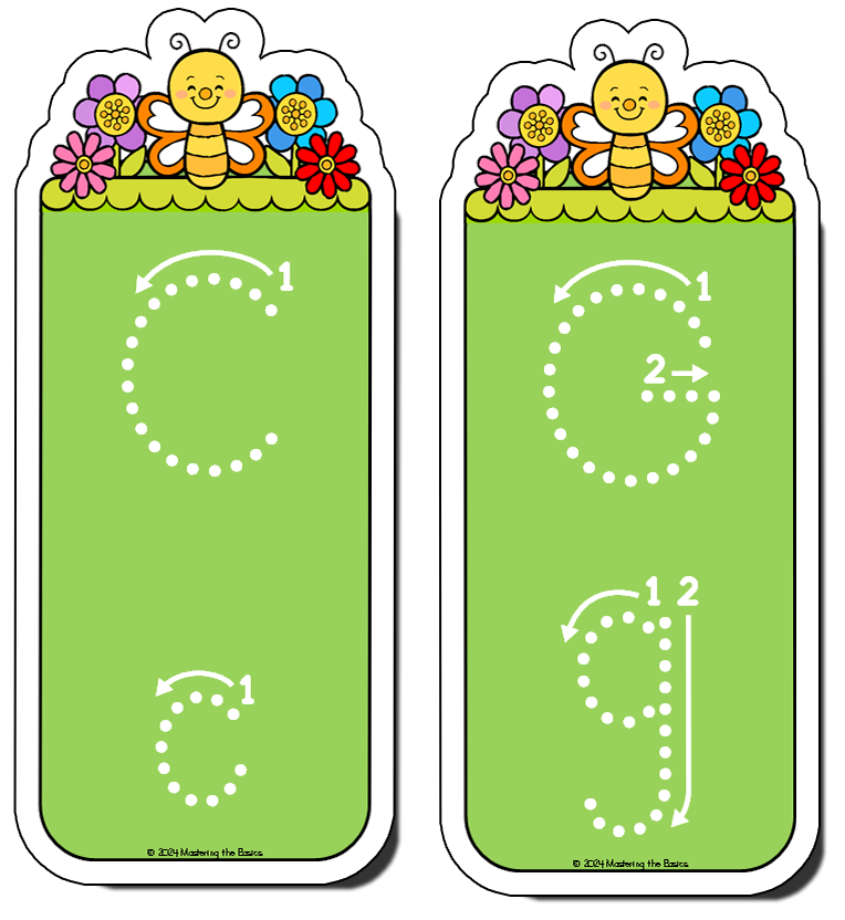 Spring Alphabet Tracing Strips